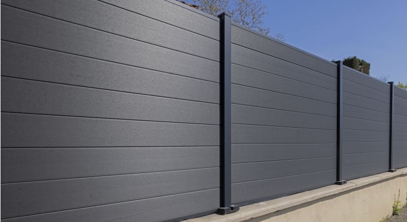 Modern Horizontal Fence