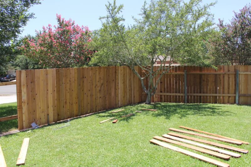 Fence Repair in Spring