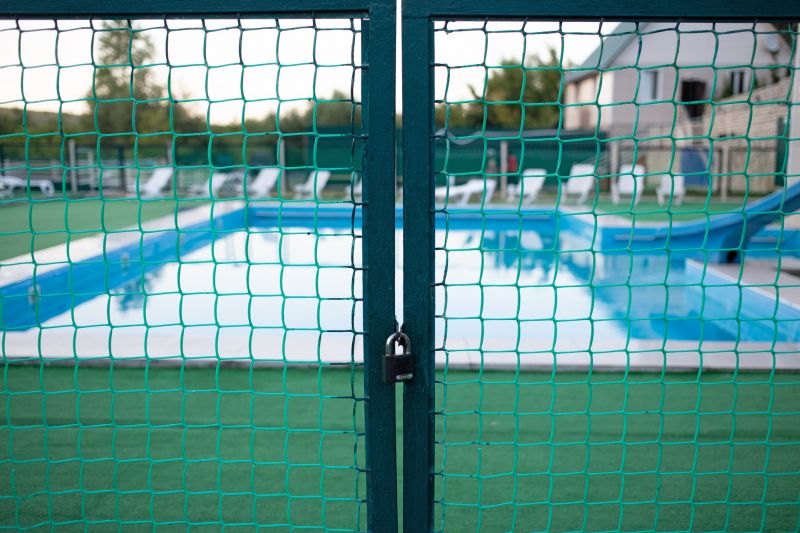 Mesh Pool Barrier Installation detail